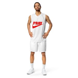 Prayer Just Do It unisex basketball jersey