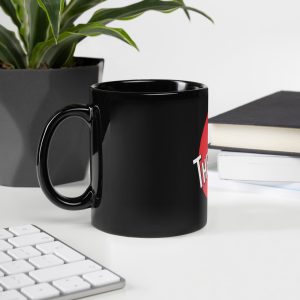 The Spot Black Glossy Mug