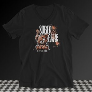 Unisex Short Sleeve V-Neck T-Shirt