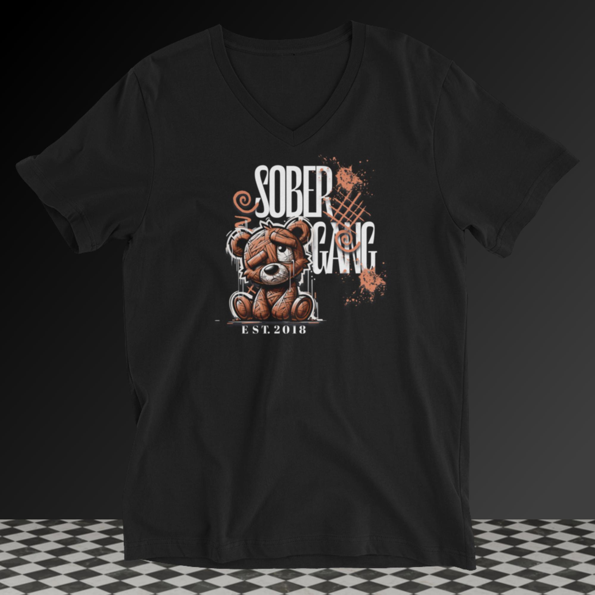 Unisex Short Sleeve V-Neck T-Shirt